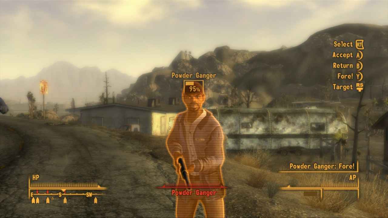 fallout new vegas start