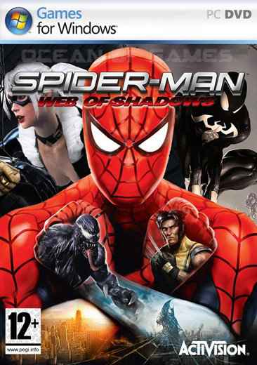 SPIDER-MAN WEB OF Shadows PC GAME DVD - USED - WITH MANUAL - GOOD