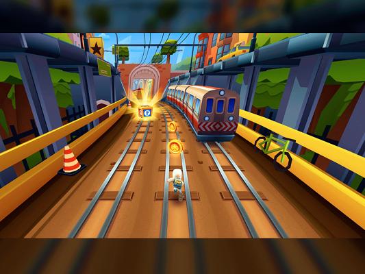 Download and Play Subway Surfers on PC using keyboard